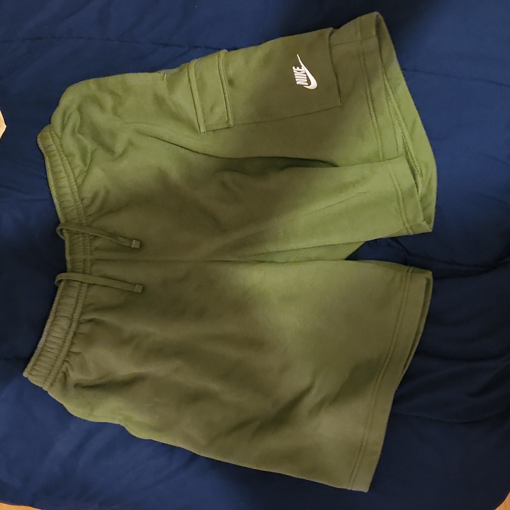 SOLD - Nike Sweat Shorts, Green Men's Medium